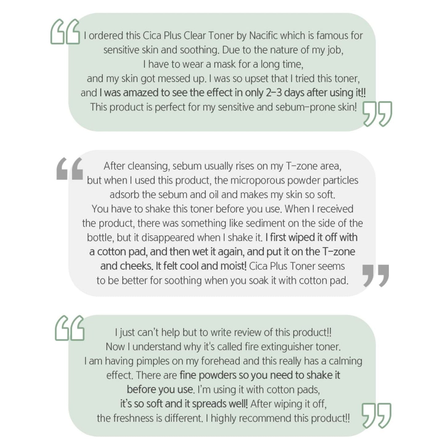 NACIFIC Fresh Cica Plus Clear Toner 150ml - ORION XO Exclusive