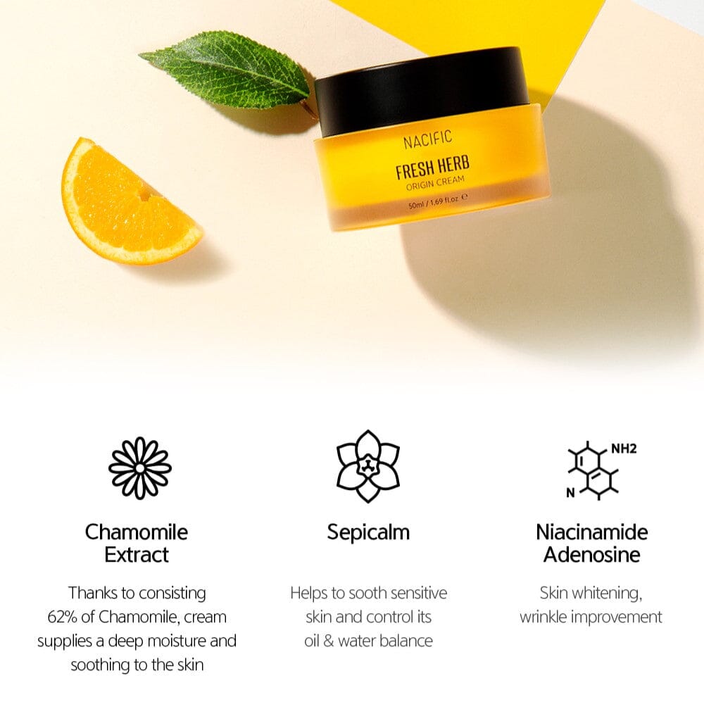 NACIFIC Fresh Herb Origin Cream 50ml - ORION XO Exclusive