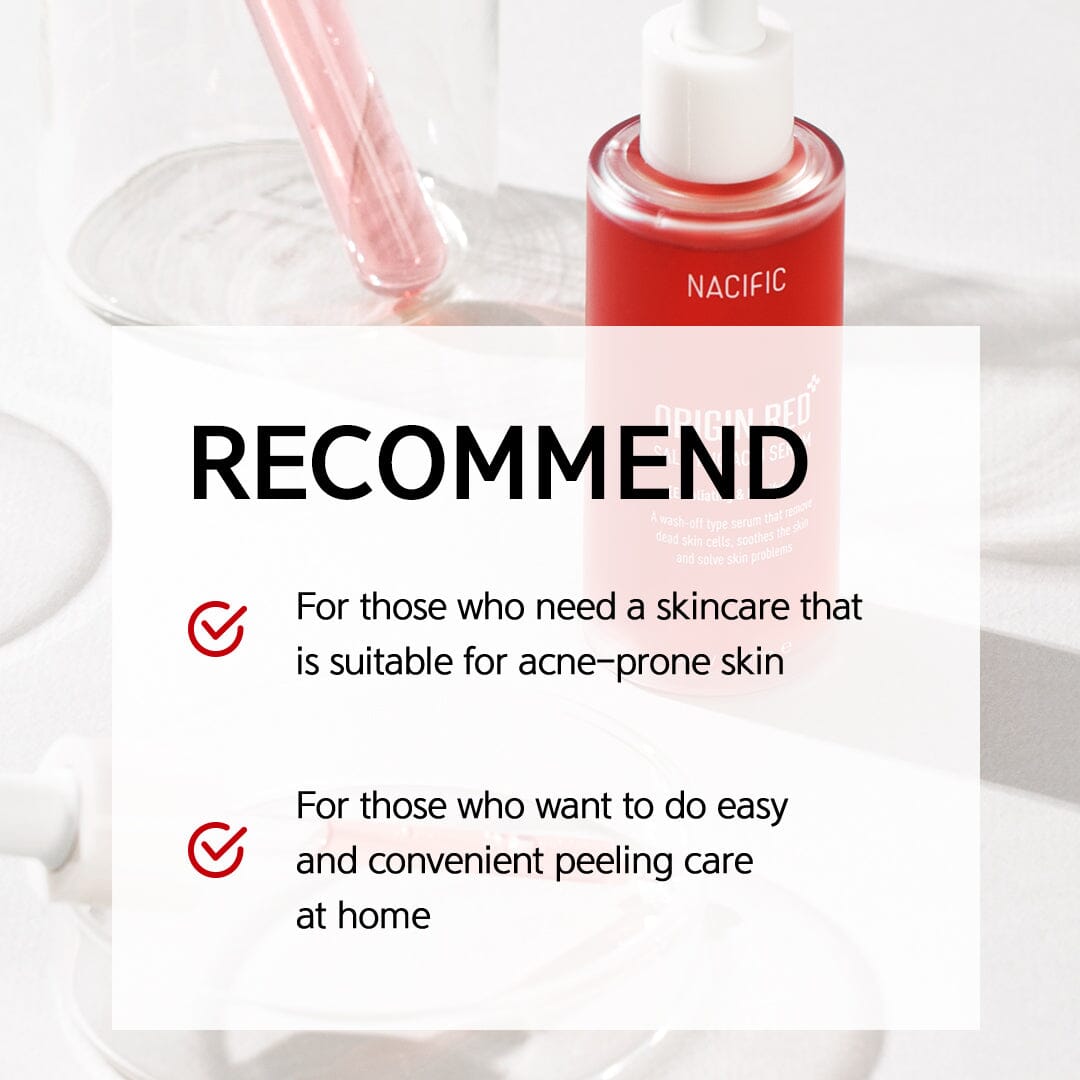 NACIFIC Origin Red Salicylic Acid (Wash-Off) Serum 50ml - ORION XO Exclusive