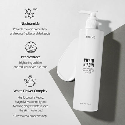 NACIFIC Phyto Niacin Brightening Body Tone-Up Cream 300ml - ORION XO Exclusive