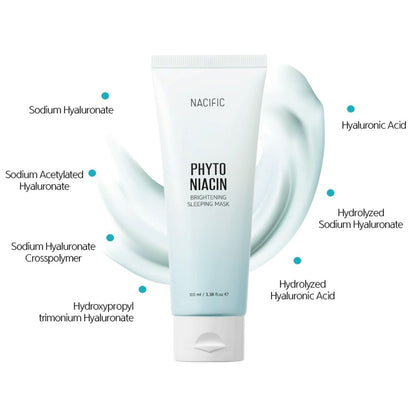 NACIFIC Phyto Niacin Brightening Sleeping Mask 100ml (5% Niacinamide) - ORION XO Exclusive