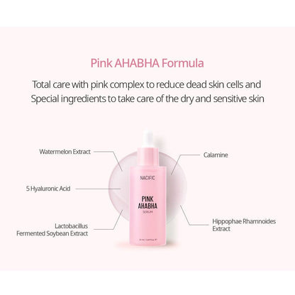 NACIFIC Pink AHA BHA Serum 50ml - ORION XO Exclusive