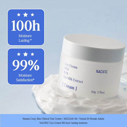 NACIFIC Uyu Cream with 15% Jeju Milk 50ml - ORION XO Exclusive