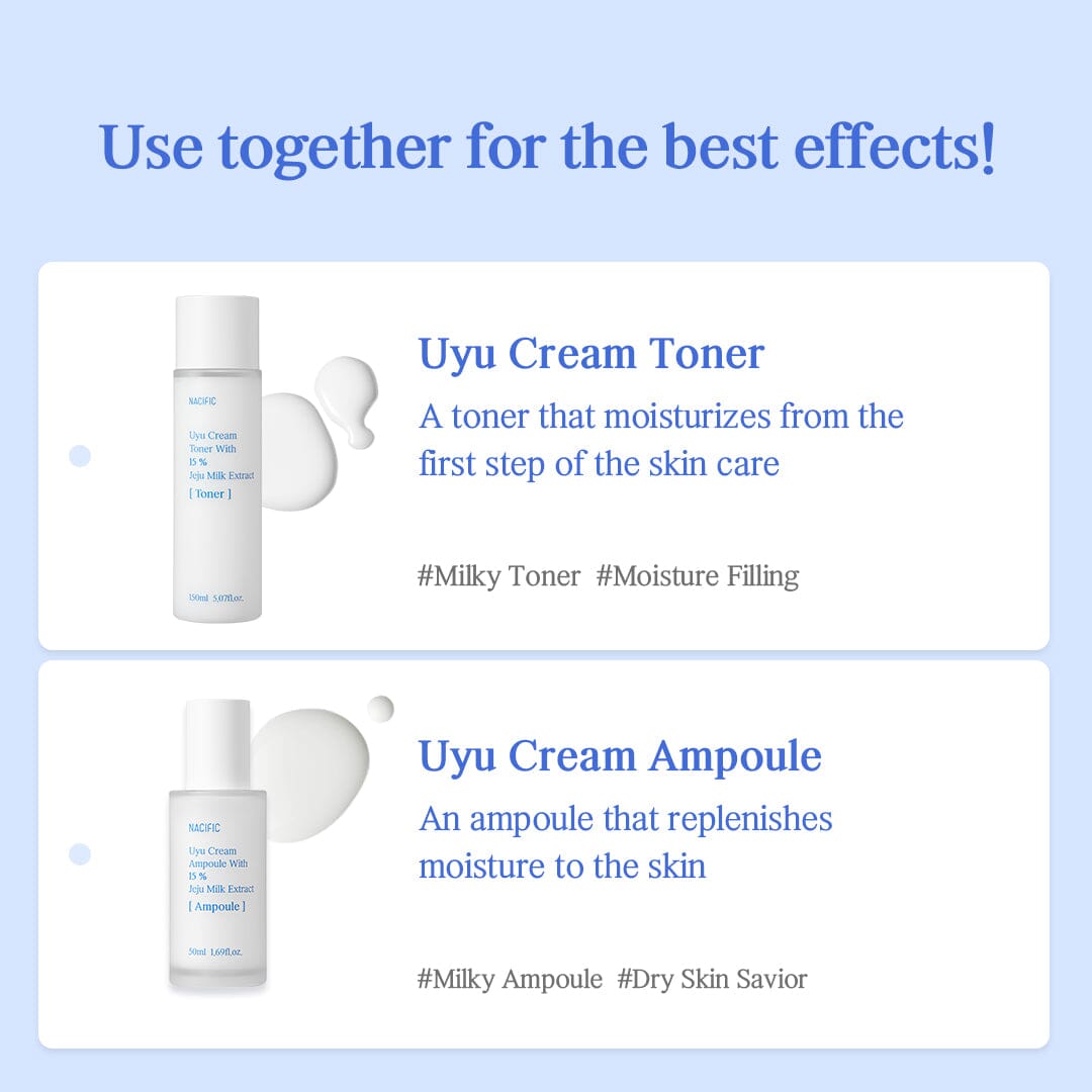 NACIFIC Uyu Cream with 15% Jeju Milk 50ml - ORION XO Exclusive