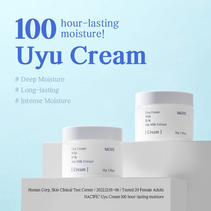 NACIFIC Uyu Cream with 15% Jeju Milk 50ml - ORION XO Exclusive