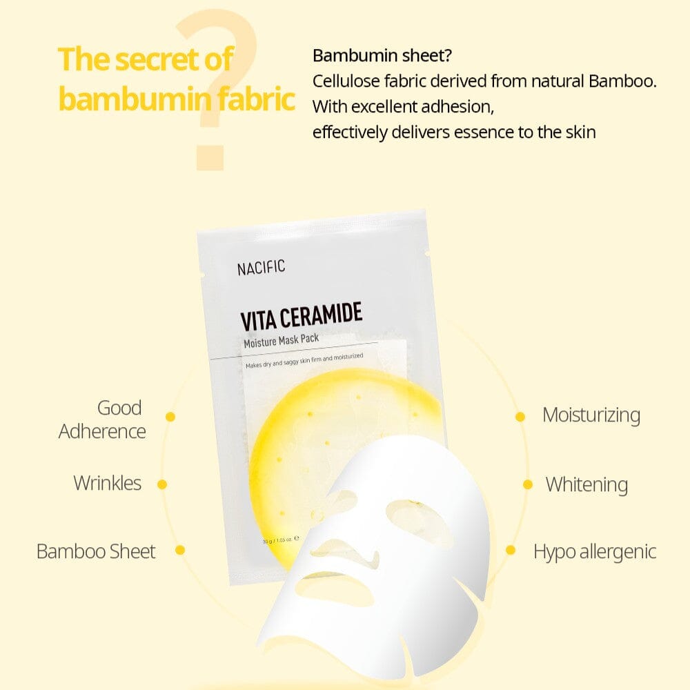 NACIFIC Vita Ceramide Moisture Mask (1ea) - ORION XO Exclusive