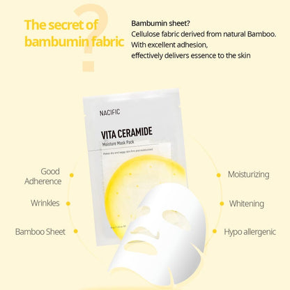 NACIFIC Vita Ceramide Moisture Mask (1ea) - ORION XO Exclusive