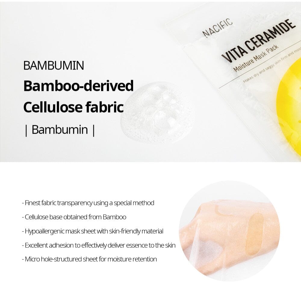 NACIFIC Vita Ceramide Moisture Mask (1ea) - ORION XO Exclusive