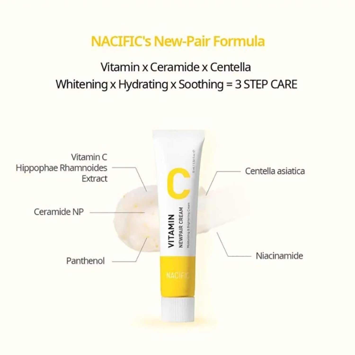 NACIFIC Vitamin C Newpair Cream 15ml - ORION XO Exclusive