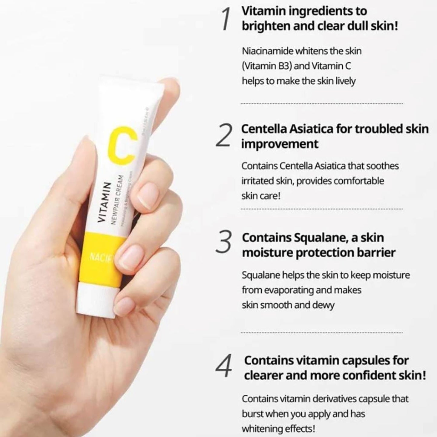 NACIFIC Vitamin C Newpair Cream 15ml - ORION XO Exclusive