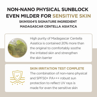 SKIN1004 Madagascar Centella Air-Fit Suncream Plus SPF50+ PA++++ 50ml - ORION XO Exclusive