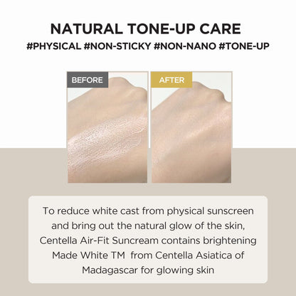 SKIN1004 Madagascar Centella Air-Fit Suncream Plus SPF50+ PA++++ 50ml - ORION XO Exclusive