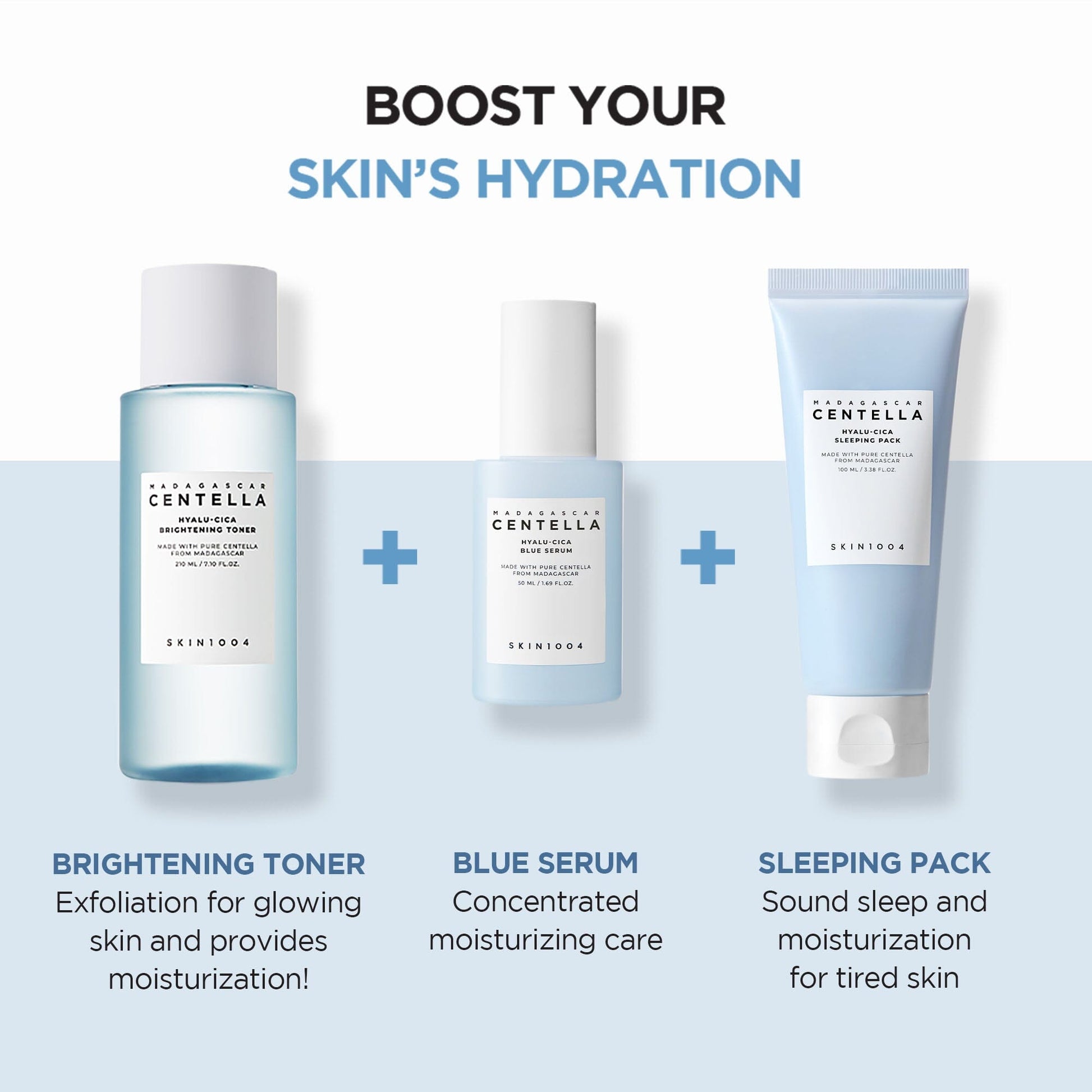 SKIN1004 Madagascar Centella Hyalu-Cica Blue Serum 50ml - ORION XO Exclusive