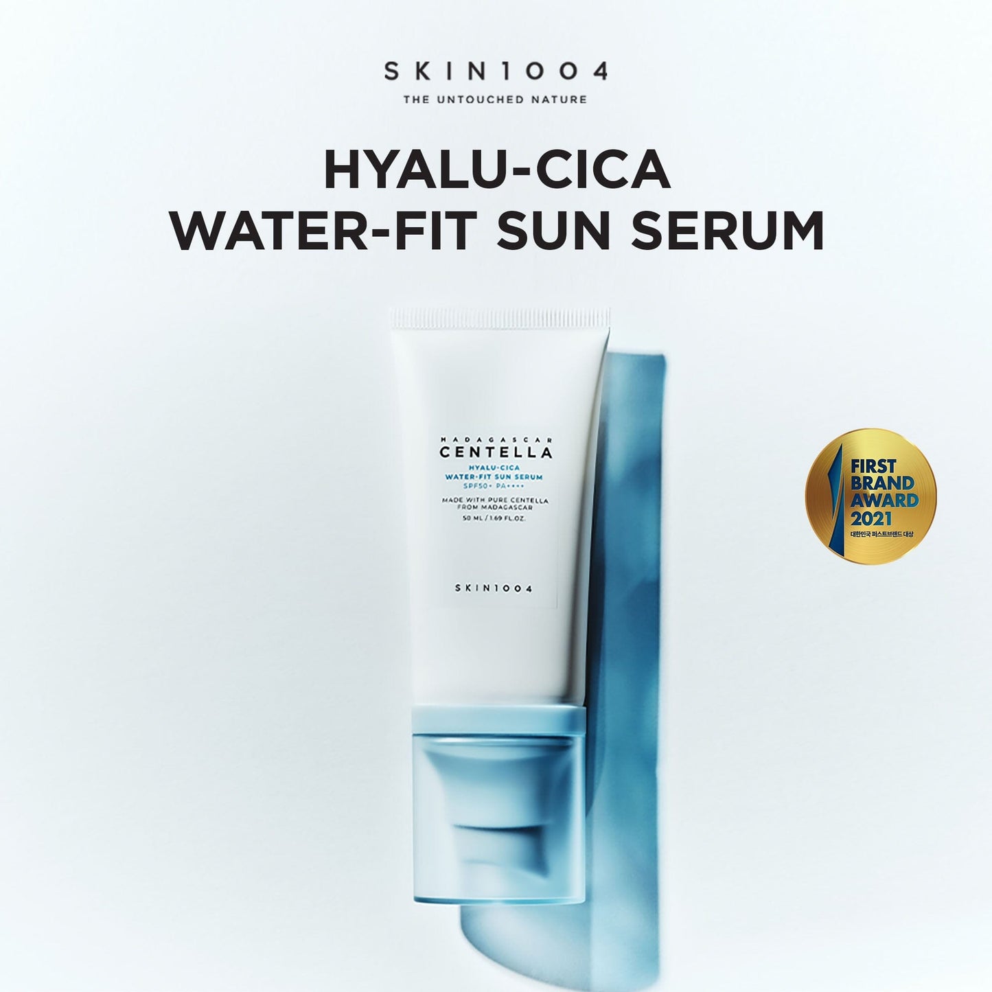 SKIN1004 Madagascar Centella Hyalu-Cica Water-fit Sun Serum SPF50+ PA++++ 50ml - ORION XO Exclusive