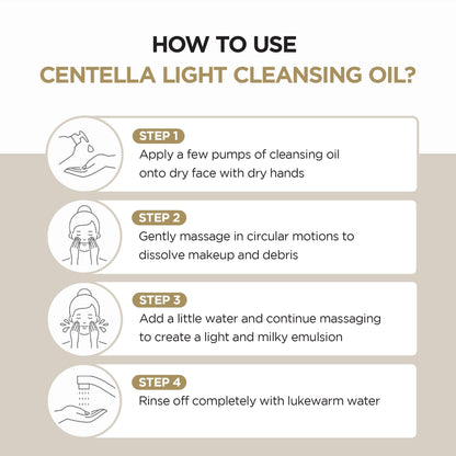 SKIN1004 Madagascar Centella Light Cleansing Oil 200ml - ORION XO Exclusive