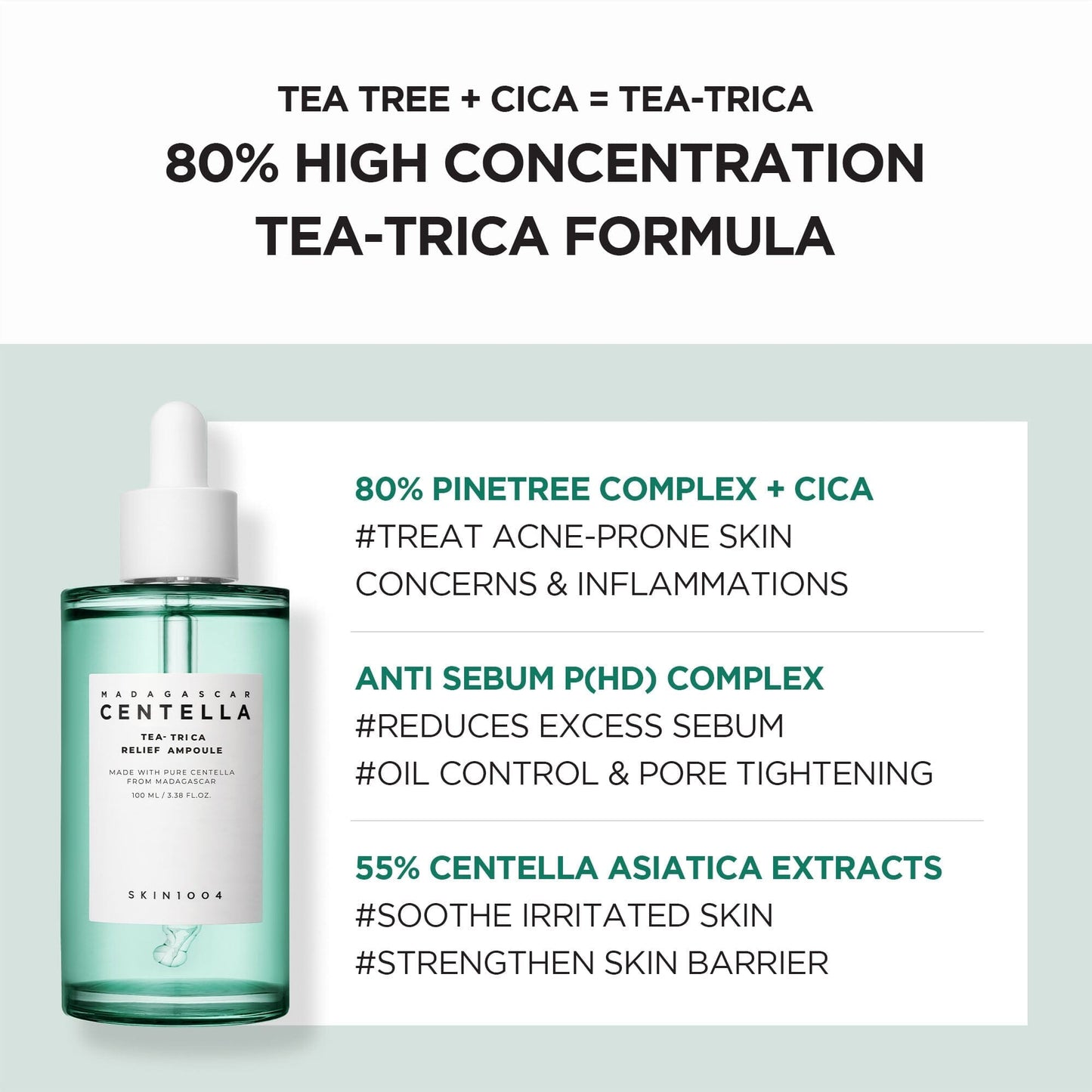 SKIN1004 Madagascar Centella Tea-Trica Relief Ampoule (Mini) 30ml - ORION XO Exclusive