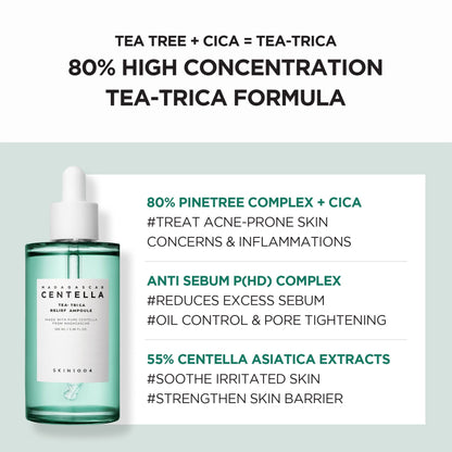 SKIN1004 Madagascar Centella Tea-Trica Relief Ampoule (Mini) 30ml - ORION XO Exclusive
