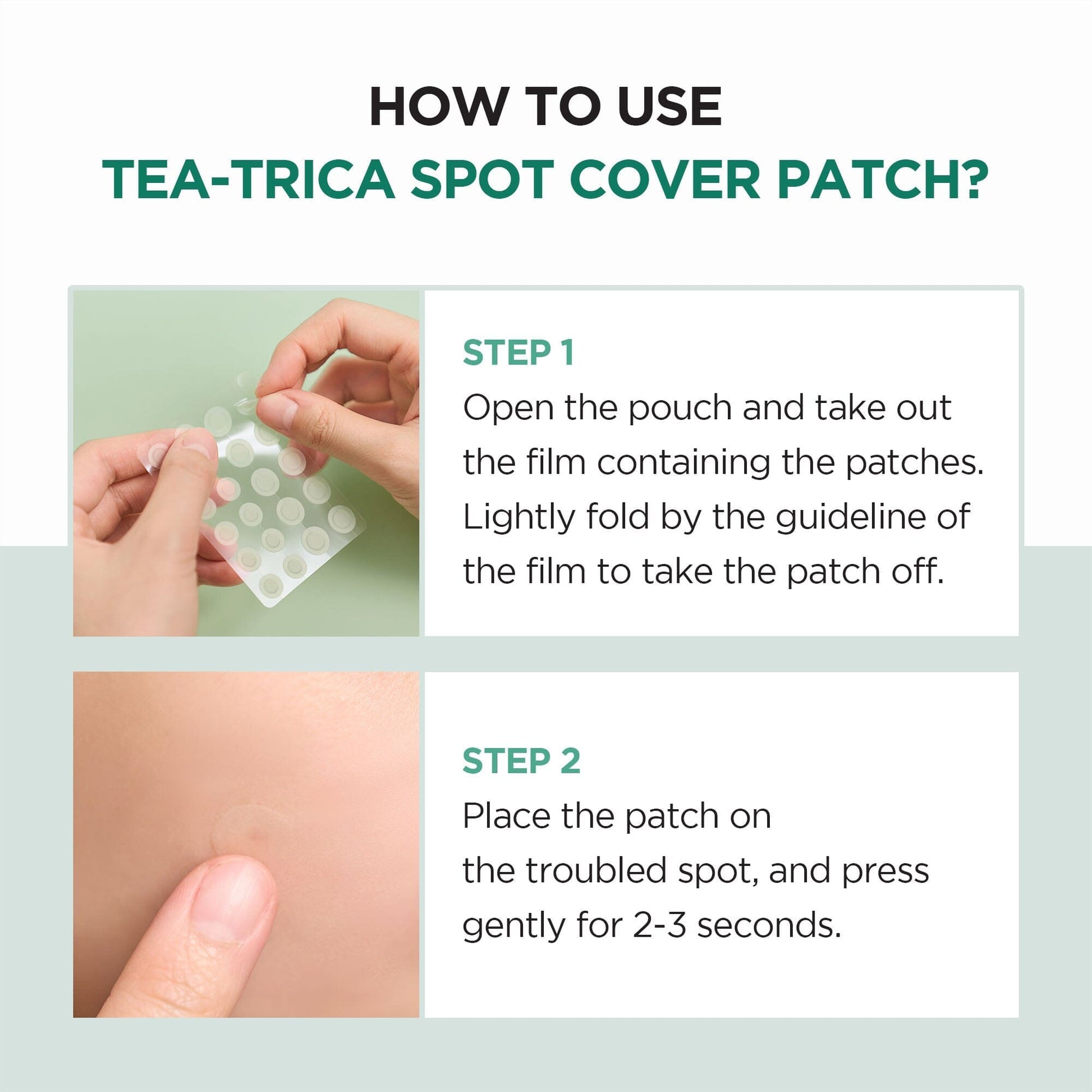 SKIN1004 Tea-Trica Spot Cover Patch 22EA - ORION XO Exclusive