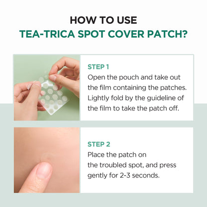SKIN1004 Tea-Trica Spot Cover Patch 22EA - ORION XO Exclusive